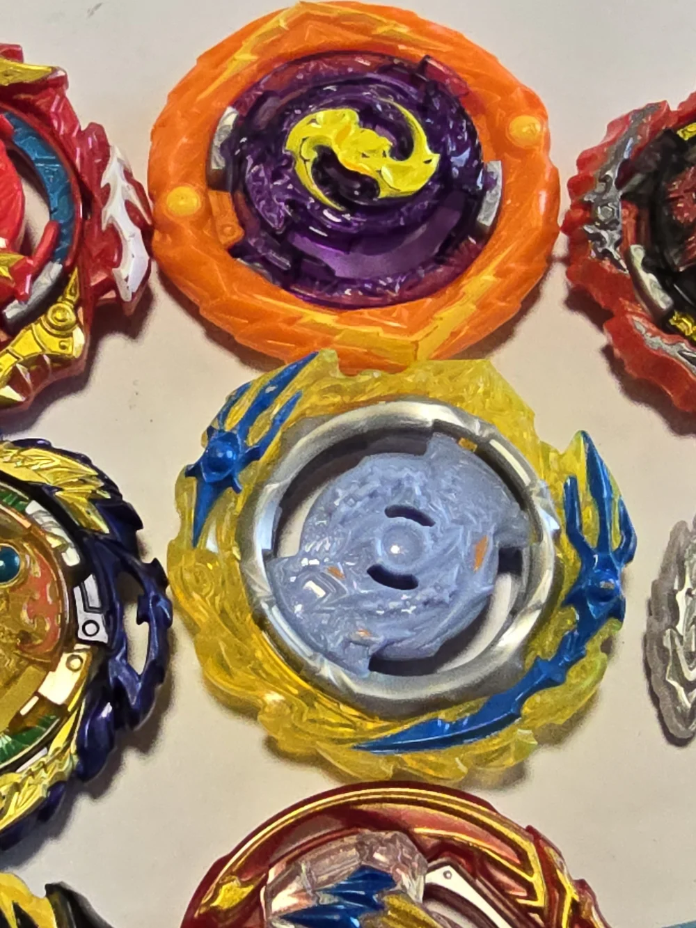Beyblade Burst Lot Tops Discs Drivers Launcher Mixed Toy Set 15 Complete